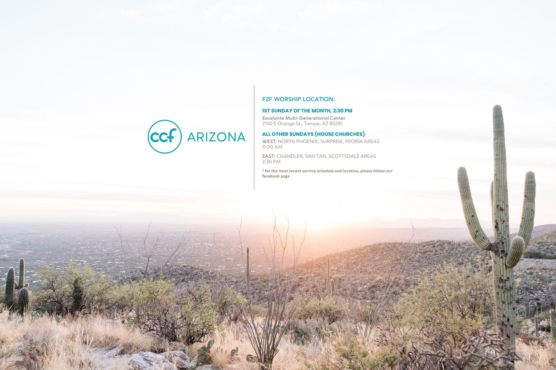 Welcome to CCF Arizona